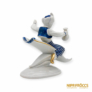 Kép 7/10 - Hollóházi porcelán -  Aladdin repülőszőnyegen kék csíkos nadrágban