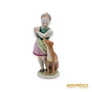 Kép 1/8 - Herendi porcelán - Kislány kutyával