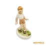 Kép 1/9 - Budapesti porcelán - Fiú békával