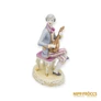 Kép 1/10 - Hollóházi porcelán - Barokk lantos férfi