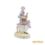 Kép 2/10 - Hollóházi porcelán -  Barokk lantos férfi