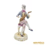 Kép 3/10 - Hollóházi porcelán -  Barokk lantos férfi