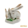 Kép 1/10 - Hollóházi porcelán - Nyulak
