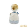 Kép 4/10 - Aquincumi porcelán -  Gyertyatartós aquazúr angyal