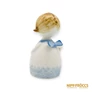 Kép 5/10 - Aquincumi porcelán -  Gyertyatartós aquazúr angyal