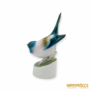 Kép 6/10 - Zsolnay porcelán -  Kék-barna madár