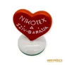 Kép 1/8 - Herendi porcelán - Nikotex reklám piros szív