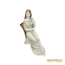 Kép 1/10 - Zsolnay porcelán - Zöld ruhás ülő nő