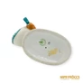 Kép 13/13 - Hollóházi porcelán -  Aladdin zöld színű repülőszőnyegen