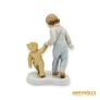 Kép 5/12 - Aquincumi porcelán -  Macival sétáló gyerek