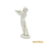 Kép 5/11 - Hollóházi porcelán -  Hegedűs fiú (festetlen)