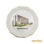 Kép 2/5 - Aquincumi porcelán -  Hajdúszoboszlói emlék tányér