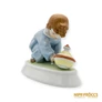 Kép 8/11 - Zsolnay porcelán -  Búgócsigás gyerek
