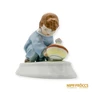 Kép 10/11 - Zsolnay porcelán -  Búgócsigás gyerek