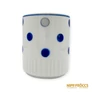 Kép 4/11 - Zsolnay porcelán -  Kék pöttyös bögre