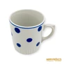 Kép 1/11 - Zsolnay porcelán - Kék pöttyös bögre