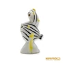 Kép 7/8 - Hollóházi porcelán -  Art deco csíkos halpár