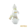 Kép 6/11 - Aquincumi porcelán -  Szánkózó gyerek (ritka festésű)