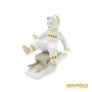 Kép 9/11 - Aquincumi porcelán -  Szánkózó gyerek (ritka festésű)