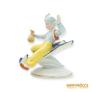 Kép 3/10 - Hollóházi porcelán -  Aladdin lila színű repülőszőnyegen
