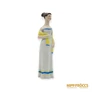 Kép 8/11 - Drasche porcelán -  Sárga stólás nő