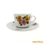 Kép 3/6 - Alföldi porcelán -  Virág mintás teás csésze 6 darab