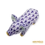 Kép 10/11 - Herendi porcelán -  Pikkely mintás lila malac