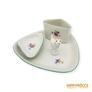 Kép 1/11 - Hollóházi porcelán - 4 részes hamutartó készlet