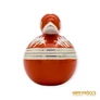 Kép 4/14 - Hollóházi porcelán -  Piros kacsa bonbonier
