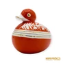 Kép 5/14 - Hollóházi porcelán -  Piros kacsa bonbonier