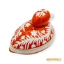 Kép 10/14 - Hollóházi porcelán -  Piros kacsa bonbonier