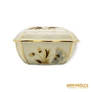 Kép 4/9 - Zsolnay porcelán -  Arany virágos bonbonier