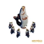 Kép 1/34 - Porcelán, kerámia - Kerámia halas 6 személyes készlet