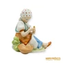 Kép 2/10 - Zsolnay porcelán -  Libatömő lány
