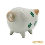 Kép 5/11 - Aquincumi porcelán -  Lóhere mintás kis malac