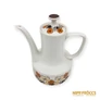 Kép 6/21 - Hollóházi porcelán -  Narancssárga-barna kávés készlet 6 személyes