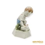 Kép 3/11 - Zsolnay porcelán -  Tyúkot simogató kisgyerek