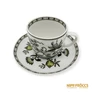 Kép 1/6 - Hollóházi porcelán - Chinoin kávés cséssze