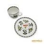 Kép 3/6 - Hollóházi porcelán -  Chinoin kávés cséssze