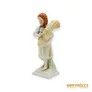 Kép 9/10 - Herendi porcelán -  Arató lány búzakévével