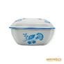 Kép 4/6 - Zsolnay porcelán -  Szögletes bonbonier kék mintával
