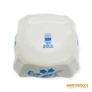 Kép 6/6 - Zsolnay porcelán -  Szögletes bonbonier kék mintával