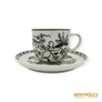 Kép 21/29 - Hollóházi porcelán -  Chinoin 6 személyes kávés készlet