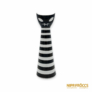 Kép 2/6 - Zsolnay porcelán -  Macska art deco váza