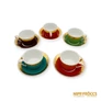 Kép 4/17 - Hollóházi porcelán -  5 db kávés csésze