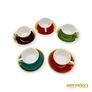 Kép 5/17 - Hollóházi porcelán -  5 db kávés csésze