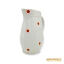 Kép 3/10 - Hollóházi porcelán -  Piros pöttyös kancsó