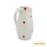 Kép 7/10 - Hollóházi porcelán -  Piros pöttyös kancsó