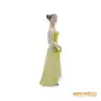 Kép 3/10 - Drasche porcelán -  Sárga ruhás stólás nő
