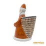 Kép 7/11 - Hollóházi porcelán -  Mikulás puttonnyal